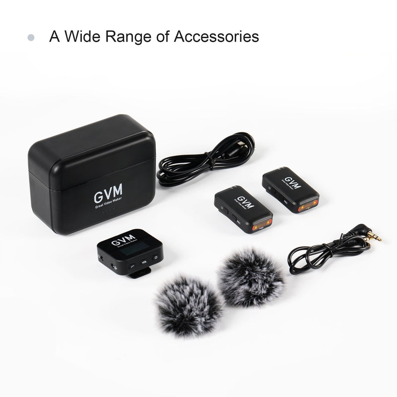 GVM-MIC LM2 2.4G Wireless microphone - mylensball.com.au