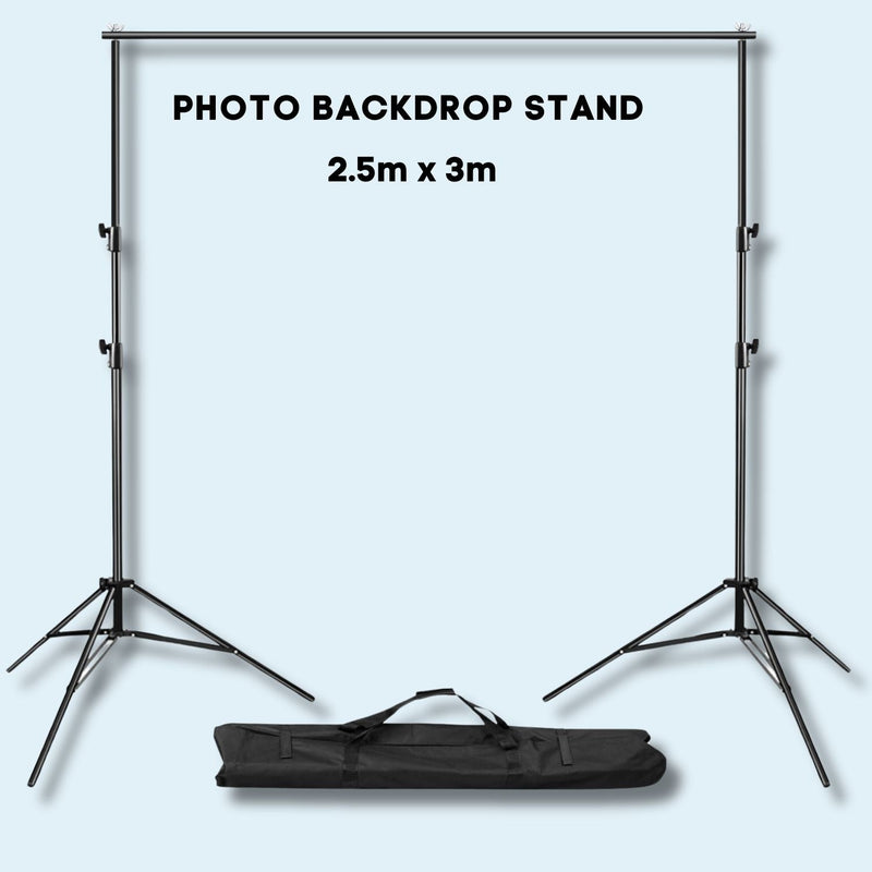 Proflex 2.5x3M Photo Backdrop with Stand KIT - mylensball.com.au