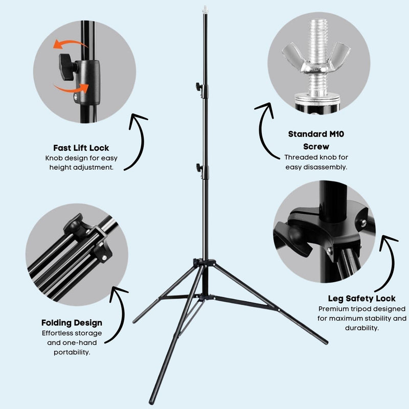 Proflex 3x3M Photo Backdrop with Stand KIT - mylensball.com.au