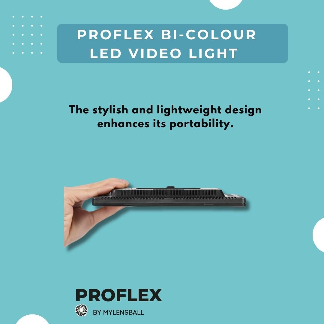 ProFlex 40W LED Lighting Kit: Versatile and Portable Professional Lighting Solution - mylensball.com.au