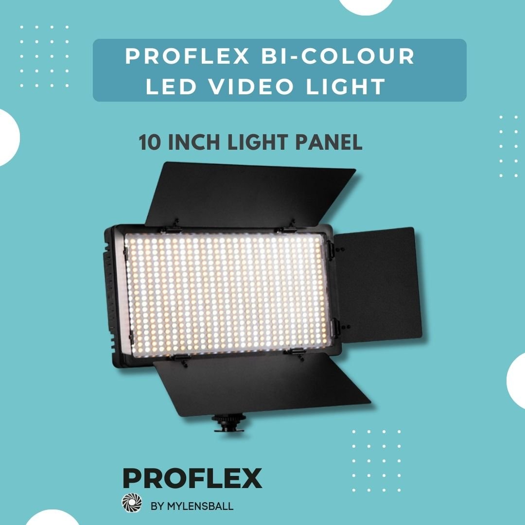 ProFlex 40W LED Lighting Kit: Versatile and Portable Professional Lighting Solution - mylensball.com.au