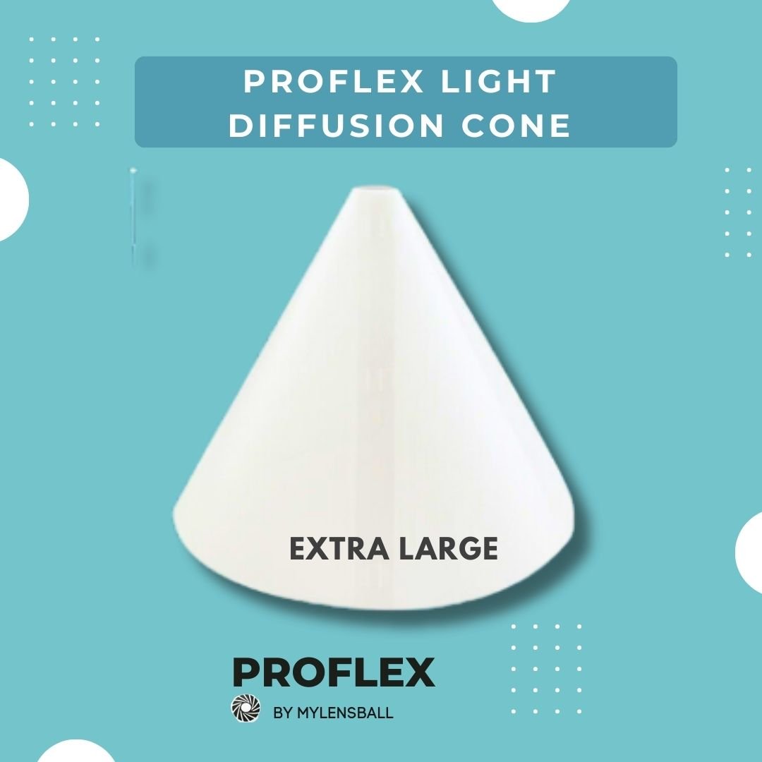 ProFlex Product Photography Light Diffusion Cone - mylensball.com.au