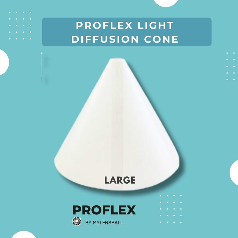 ProFlex Product Photography Light Diffusion Cone - mylensball.com.au