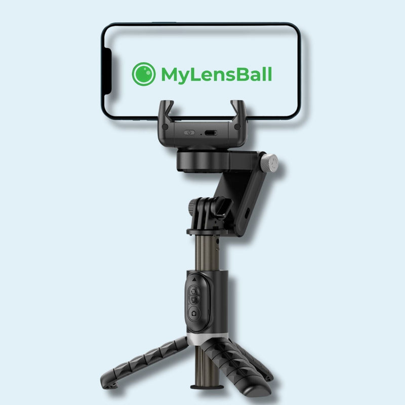 ProFlex Smartphone Gimbal Stabilizer with LED Light: Enhance Your Mobile Videography - mylensball.com.au