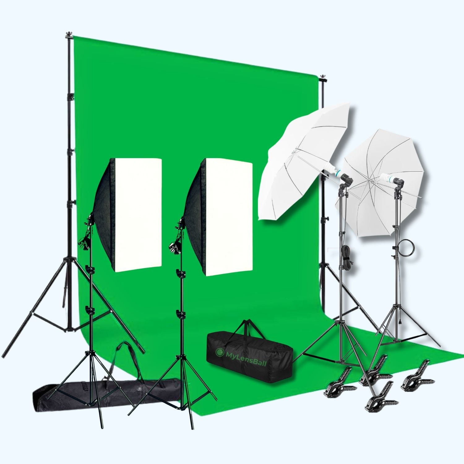 ProFlex Studio Lighting Kit: Versatile 135W Daylight Set - mylensball.com.au