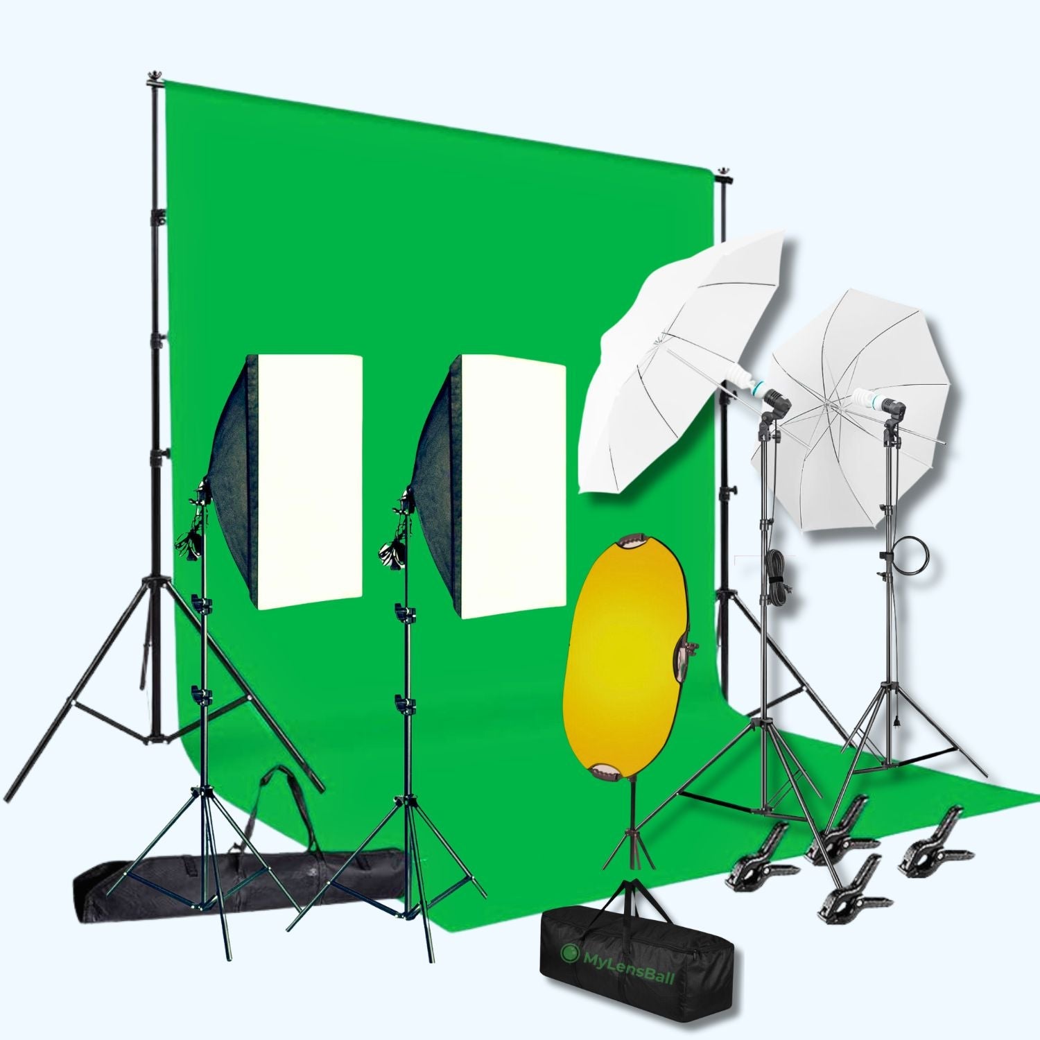 ProFlex Studio Lighting Kit: Versatile 135W Daylight Set - mylensball.com.au