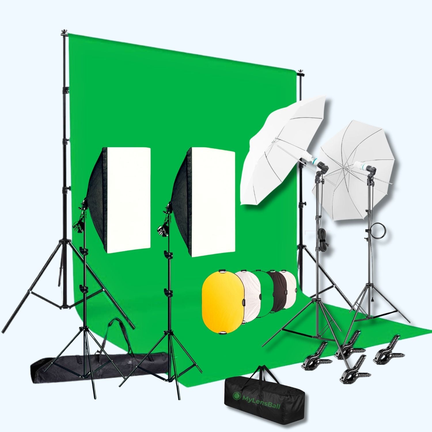 ProFlex Studio Lighting Kit: Versatile 135W Daylight Set - mylensball.com.au