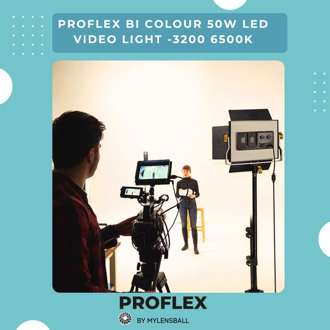 ProFlex W50 LED Panel Video Light Kit: Illuminate Your Creativity - mylensball.com.au