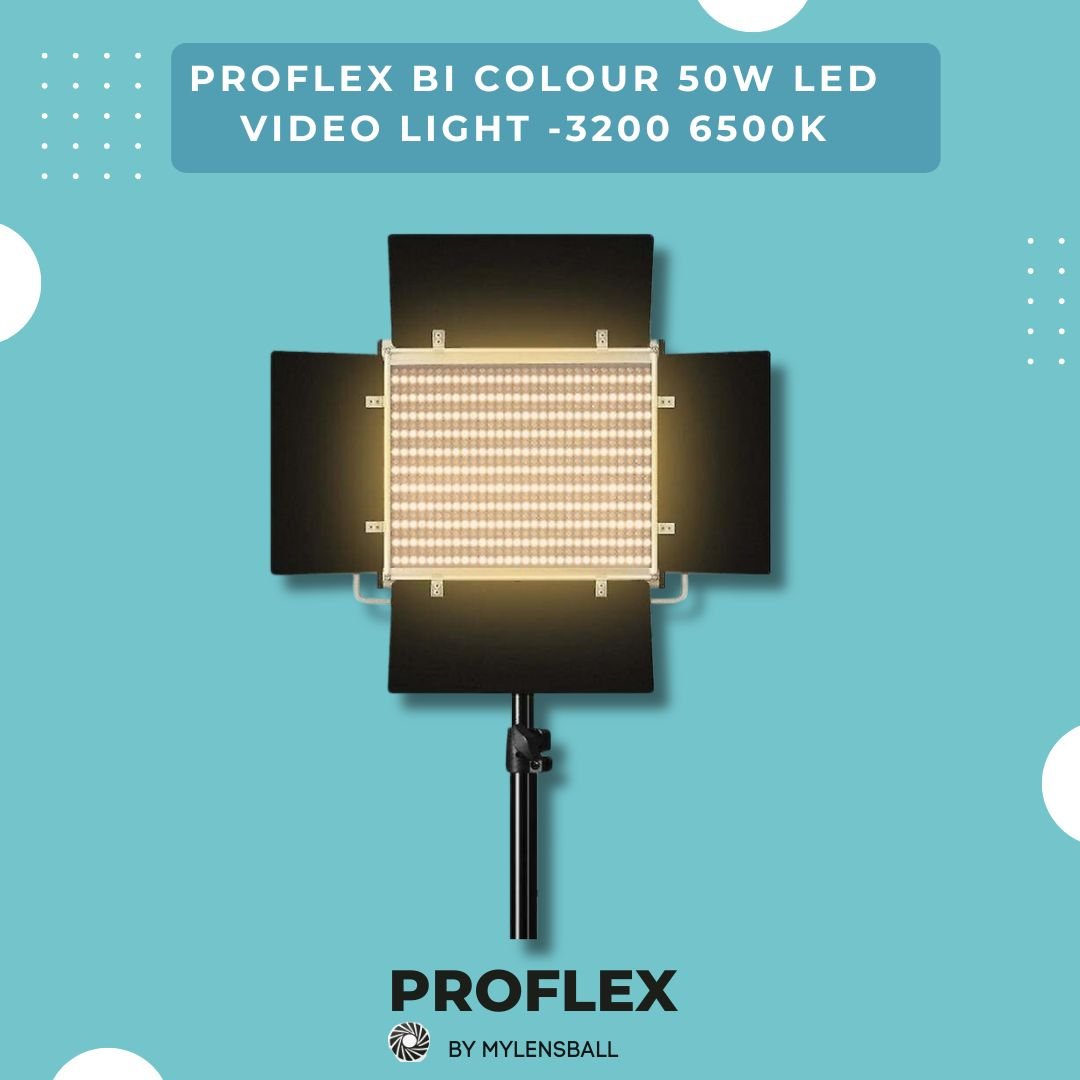 ProFlex W50 LED Panel Video Light Kit: Illuminate Your Creativity - mylensball.com.au