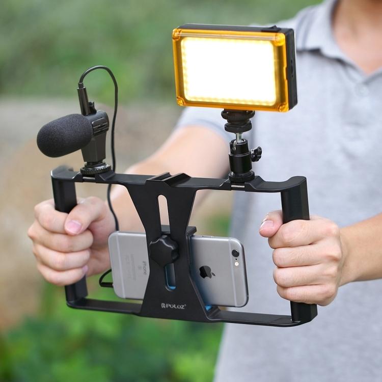 Puluz 4 in 1 Vlogging Smartphone Kit - mylensball.com.au