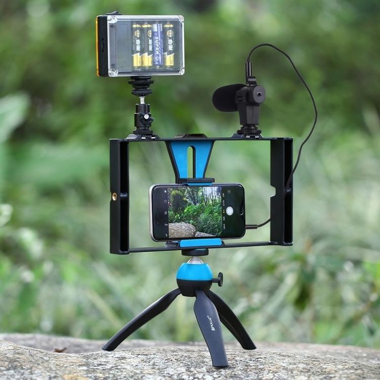 Puluz 4 in 1 Vlogging Smartphone Kit - mylensball.com.au